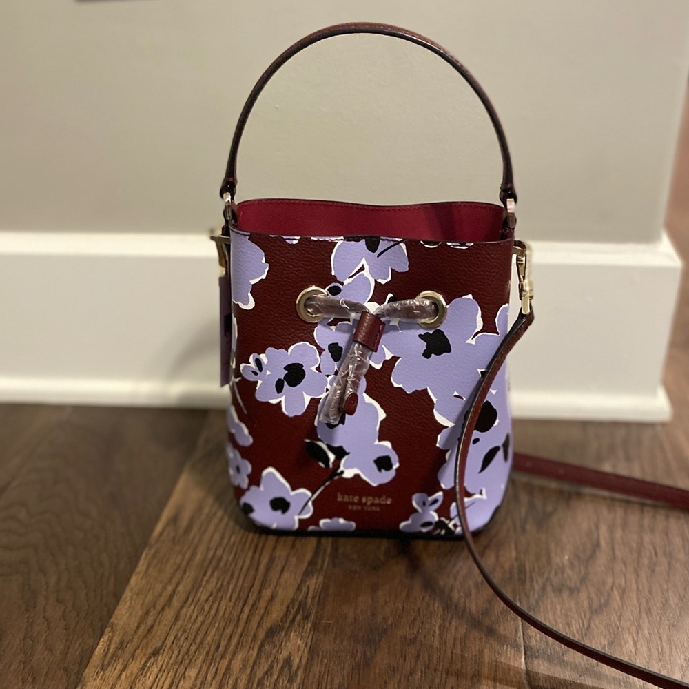🆕 Kate Spade Small Bucket Wildflower Bouquet Bag